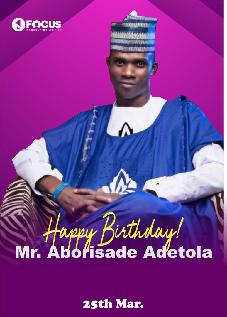 1focus_service's tweet photo. OneFocus is so lucky to know you in this business circle; Your deep thinking and unusual decisions are something breathtaking. 
May your special day be inspiring, full of happiness and business success too! 
Happy birthday!
@AborisadeAdeto1
#OneFousTeam 
#birthdaywishes https://t.co/dNin2vxY9y