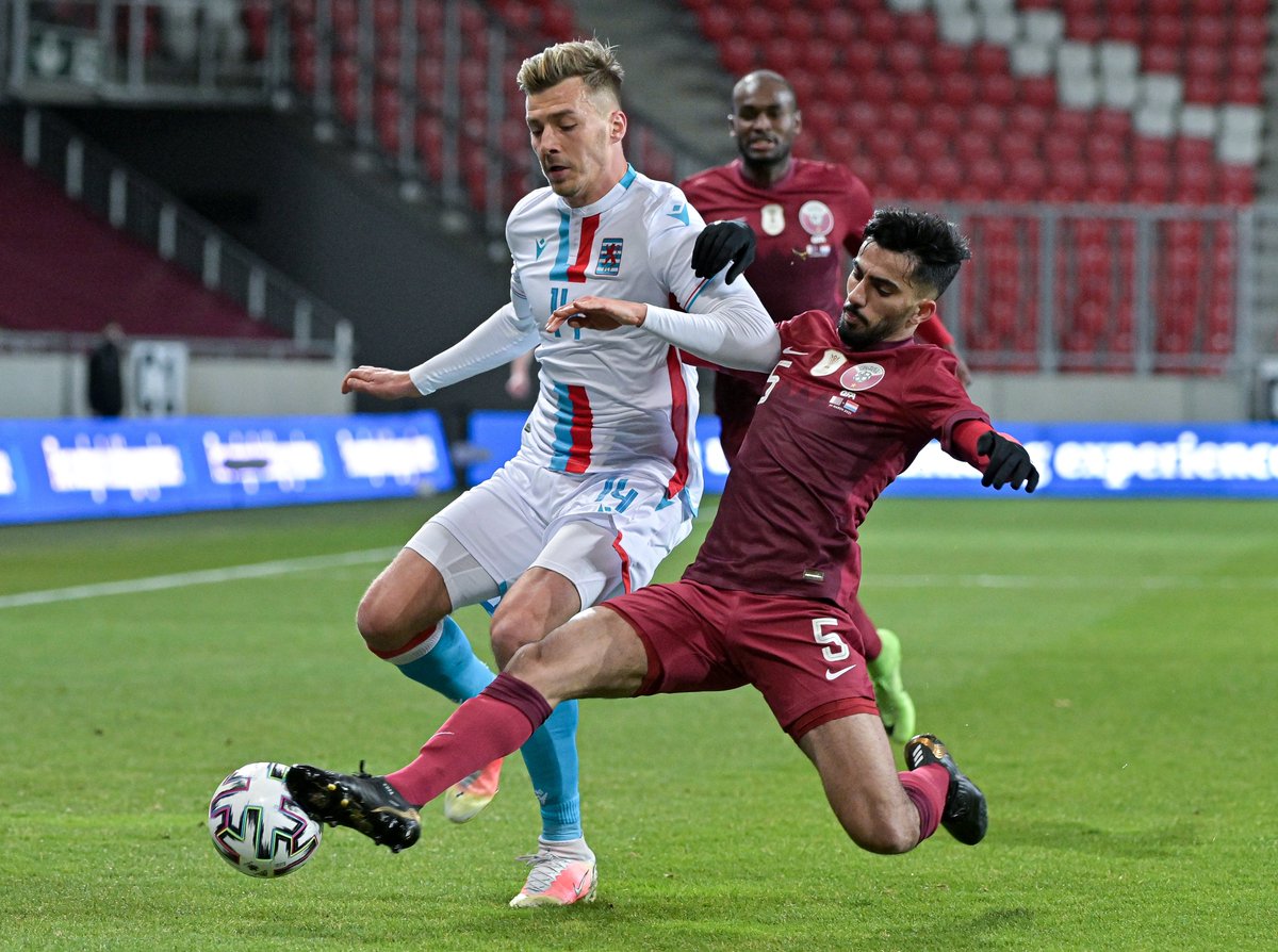 flf_lu's tweet photo. 🇶🇦 Katar 1-0 Lëtzebuerg 🇱🇺
📷: https://t.co/GyzM8JnuKa / Jeff Lahr
⠀⠀⠀⠀⠀⠀⠀⠀⠀⠀⠀⠀⠀⠀⠀⠀⠀⠀⠀⠀⠀
#RoudeLéiwHuelSe #QATLUX https://t.co/9dBK3ZGHsx