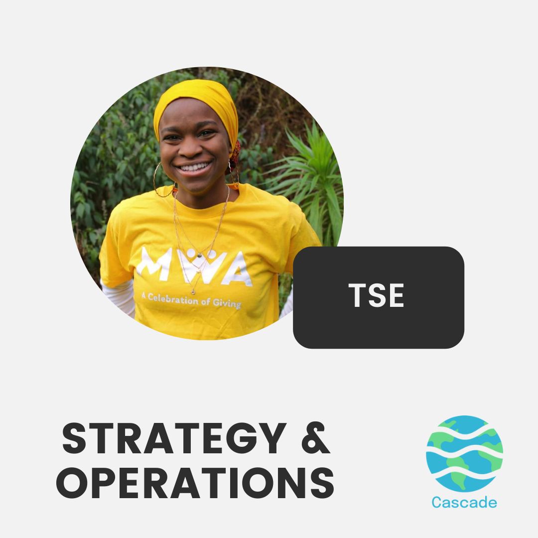 We are excited to introduce our team leaders! 

Tse is the leader of the strategy team who work out the bigger picture things for Cascade and how we can use the app to achieve our overall vision.