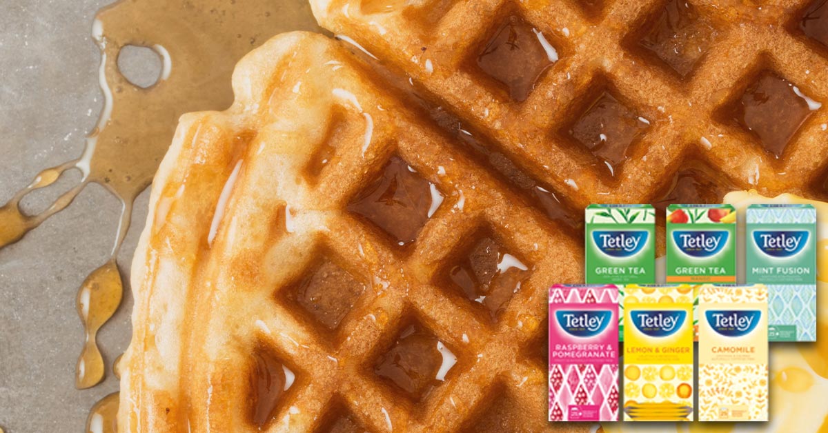 InplantOffice's tweet photo. Today is International Waffle Day, a day best celebrated by eating waffles...but what is your favourite brew to go with your waffle brunch? Our fruit tea offering has grown in popularity, why not give them a go? #InternationalWaffleDay #InplantOffice https://t.co/ukmkymeZ5B