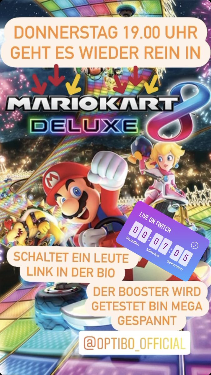defenko's tweet photo. Heute Abend geht es wieder rund in Mario Kart 8
Schaltet alle ein teilt und oder seid selber live dabei uns zockt mit.
#TwitchStreamers #twitch #twitchpush #live #community #nintendo #mariokart #support #subscribe #defenko https://t.co/VH5Ndf4ahw