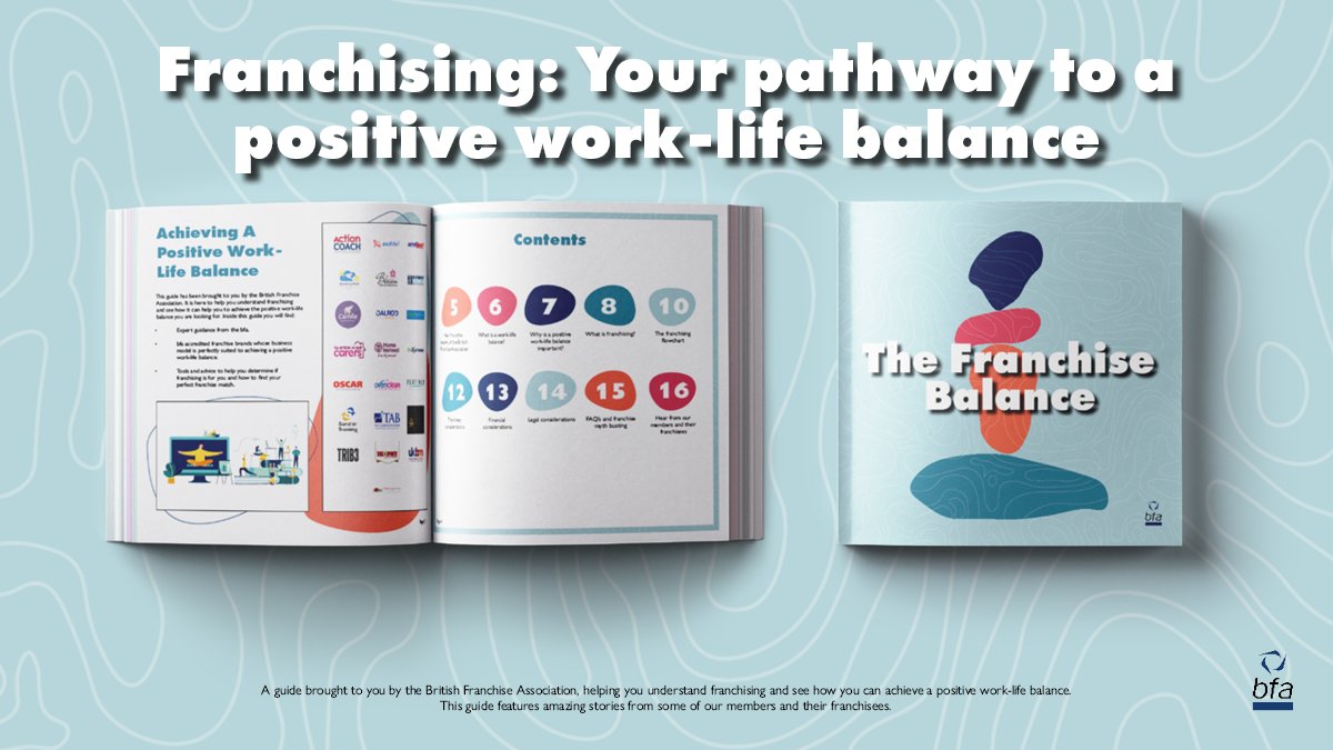 We have been working with the <a href="/BFA_UK/">The BFA</a> on The Franchise Balance project, to highlight how franchising can help you can achieve a positive work-life balance.

The Franchise Balance guide can be downloaded here: thebfa.org/the-franchise-…