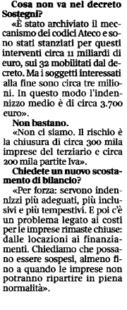 gspazianitesta's tweet photo. Presidente #Sangalli, il #DecretoSostegni non affronta il tema affitti, ma la soluzione non è in norme liberticide. 
Va riproposto, ampliato e possibilmente migliorato il credito d'imposta del 60%.
Occorre provvedere sia in sede di conversione sia nei prossimi provvedimenti. https://t.co/hPRawRjOse