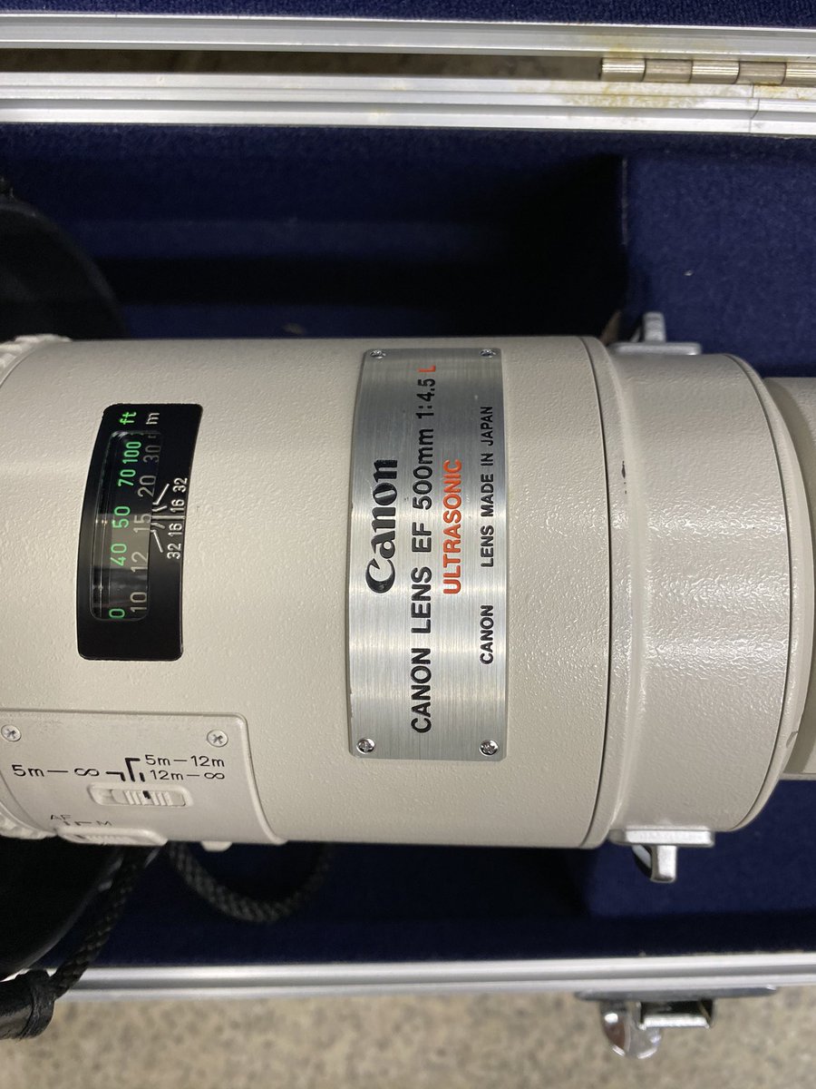asanocamera's tweet image. canon EF500mmF4.5L USM
中古入荷！
168,000円
※県外発送は、別途送料・代引き料がかかります。
#canonef #canon #500mmf45 #中古 #中古レンズ