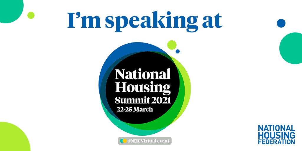 Join myself and colleagues from the #UKHousing sector at the #NationalHousingSummit today from 9.50am. We'll be discussing #climatechange and the move towards a #netzero future. You can follow this session and the discussion over @placesforpeople. #NHFVirtual