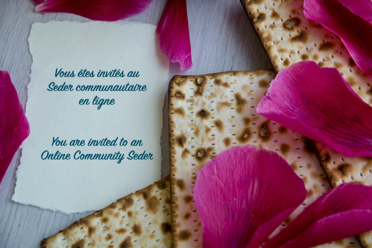 Seder communautaire en ligne / Online community seder - 28 mars � 18h30 conta.cc/2OWGbgm