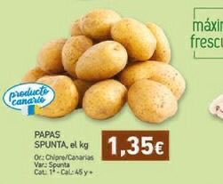 Si vienen de Chipre, no pueden ser de origen canario. Los órganos de control del Gobierno de Canarias deben perseguir esta publicidad engañosa. Hace un daño tremendo a la producción local. Es una hiper falsedad.