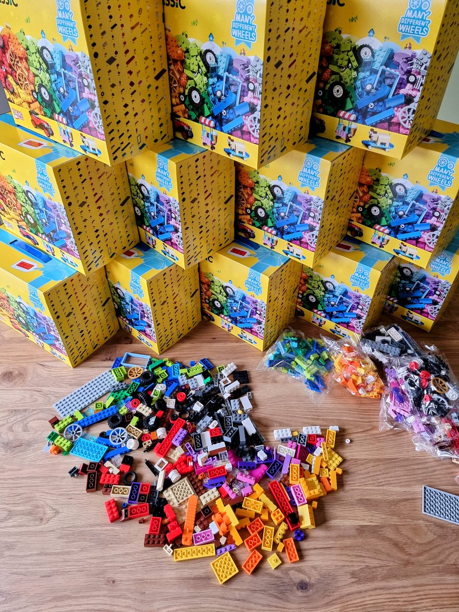 Enjoyable morning sorting out LEGO sets for phase two of our Census re-imagining future travel workshop with children who will be at the driving age at the next Census. @ChiCIGroup @UCLanComputing