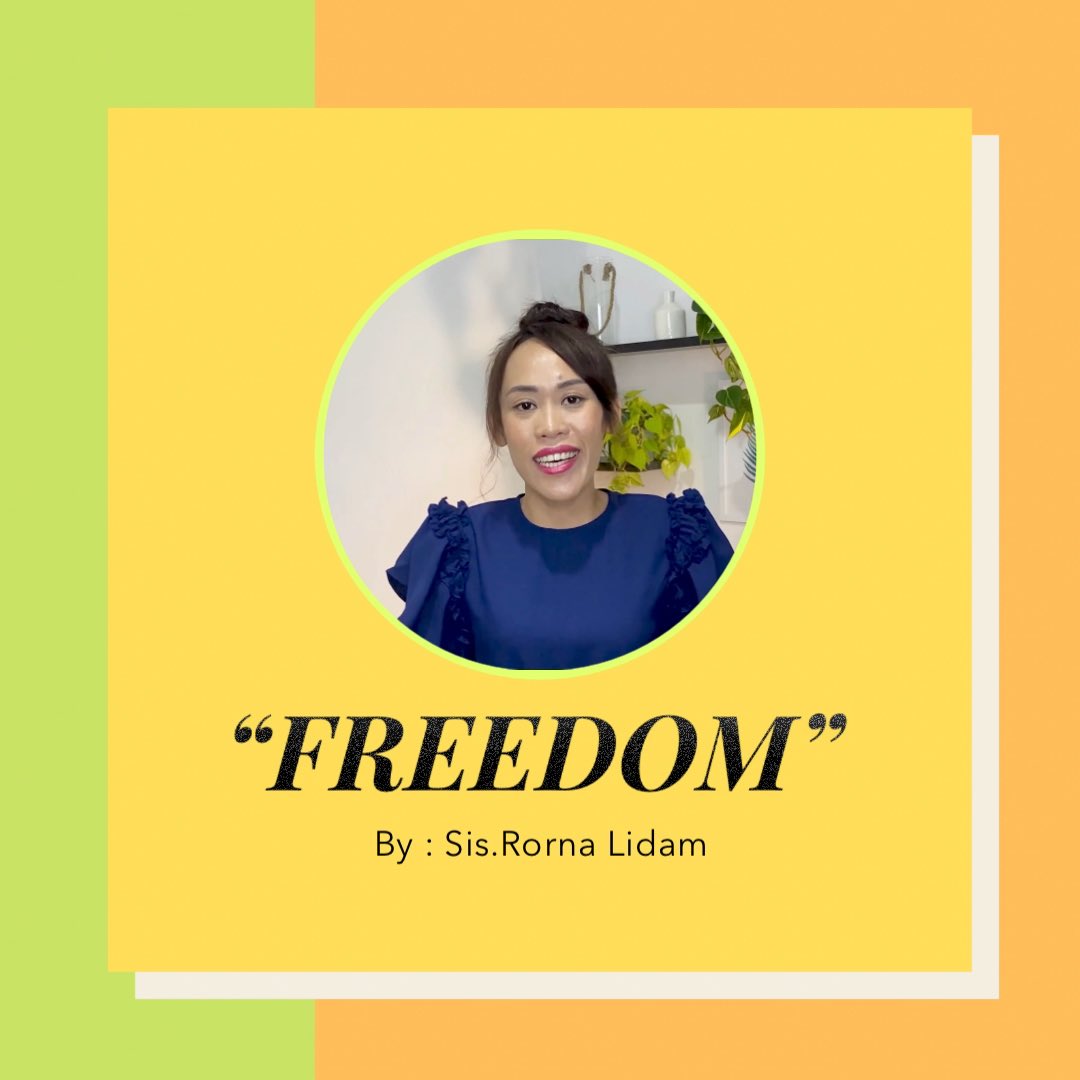 joycentresib's tweet image. 𝑭𝒓𝒆𝒆𝒅𝒐𝒎 atau 𝐤𝐞𝐦𝐞𝐫𝐝𝐞𝐤𝐚𝐚𝐧 adalah keadaan awal manusia ketika diciptakan oleh Tuhan. Tuhan bukan hanya ingin manusia menikmati 𝒇𝒓𝒆𝒆𝒅𝒐𝒎, tetapi juga menjaga kemerdekaan manusia.

“FREEDOM”
Sis. Rorna Lidam / Ahad 21 Mac 2021
#JCSSOnline #SermonNote