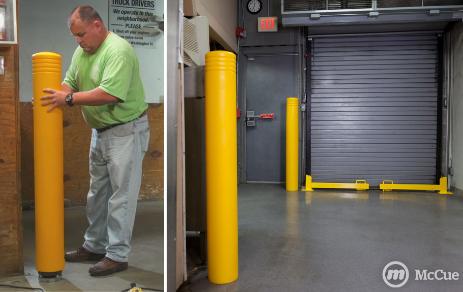 McCueCorp's tweet image. One accidental impact can cause major damage to your facility, racking, or injure workers. #FlexCore Bollards are simple to install &amp;amp; provide powerful protection. Be safe. Use McCue. #SafetySolutions #SafetyNeeds #HealthAndSafety #Safety #StaySafe #TurnKey #Install #Installation