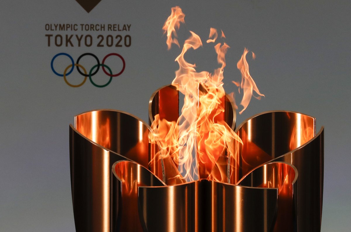 TeamGB's tweet photo. The start of the 121-day journey across Japan to the Olympic Games 🔥

The #OlympicTorchRelay is underway! https://t.co/DfNO8xyVgc