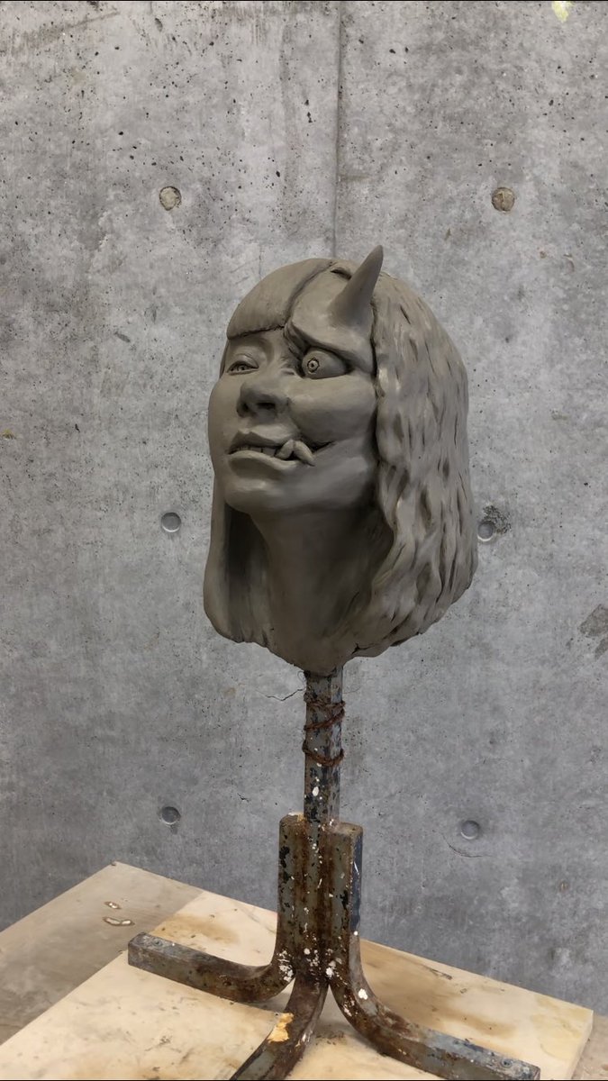 crazyugly7's tweet photo. #art #sculpture  #sculptor #sculpting #アート #いけたく #artwork #彫刻 #鬼 #般若 #嫉妬 #イラスト好きな人と繋がりたい #illustration https://t.co/C1RjRIwogq