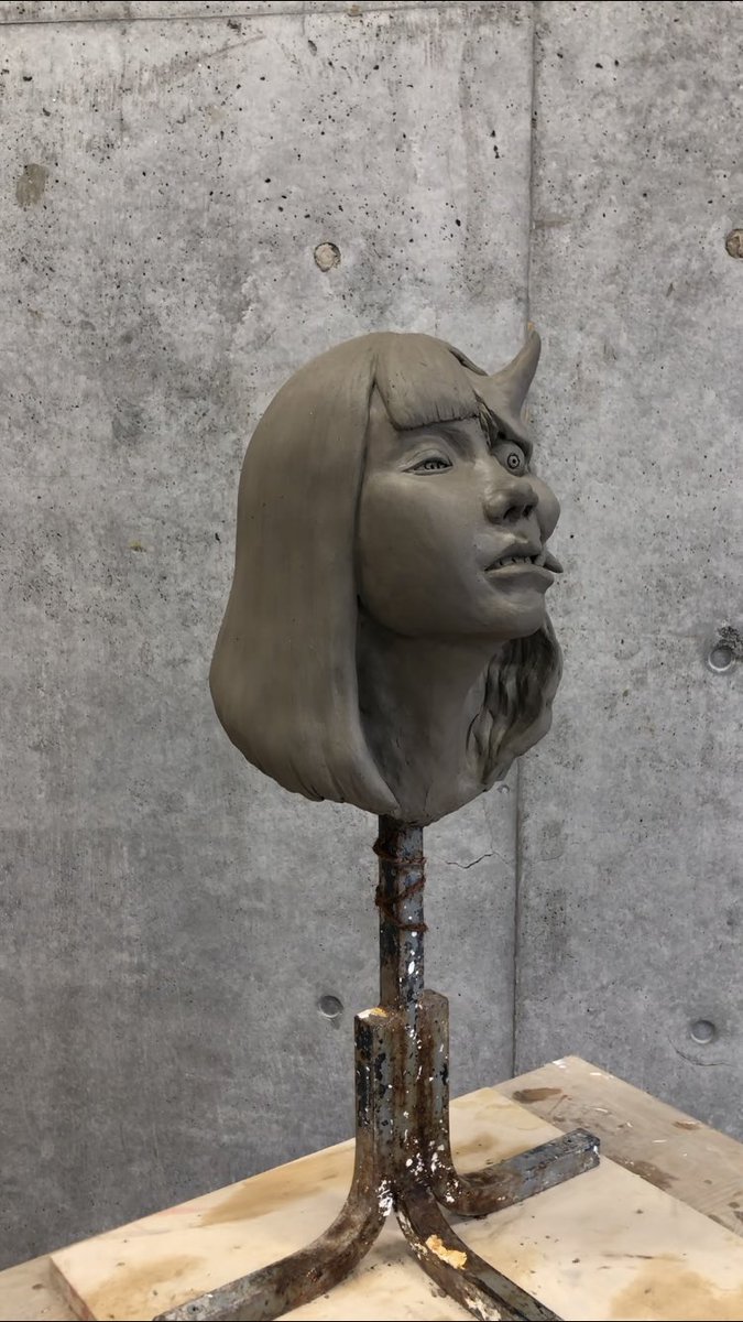 crazyugly7's tweet photo. #art #sculpture  #sculptor #sculpting #アート #いけたく #artwork #彫刻 #鬼 #般若 #嫉妬 #イラスト好きな人と繋がりたい #illustration https://t.co/C1RjRIwogq