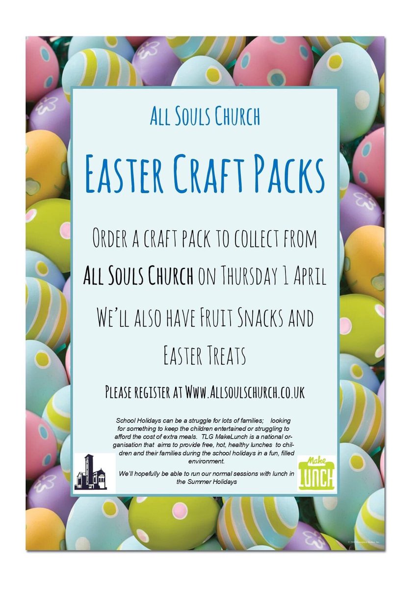 AllSouls1927's tweet photo. @springwoodheath @Springwoodht not too late to book for Easter Craft Packs https://t.co/aadfqJZI89