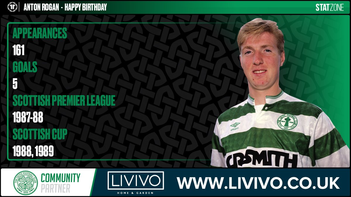 🟢⚪️ Happy birthday to Anton Rogan 🎂

#CelticFC 🍀