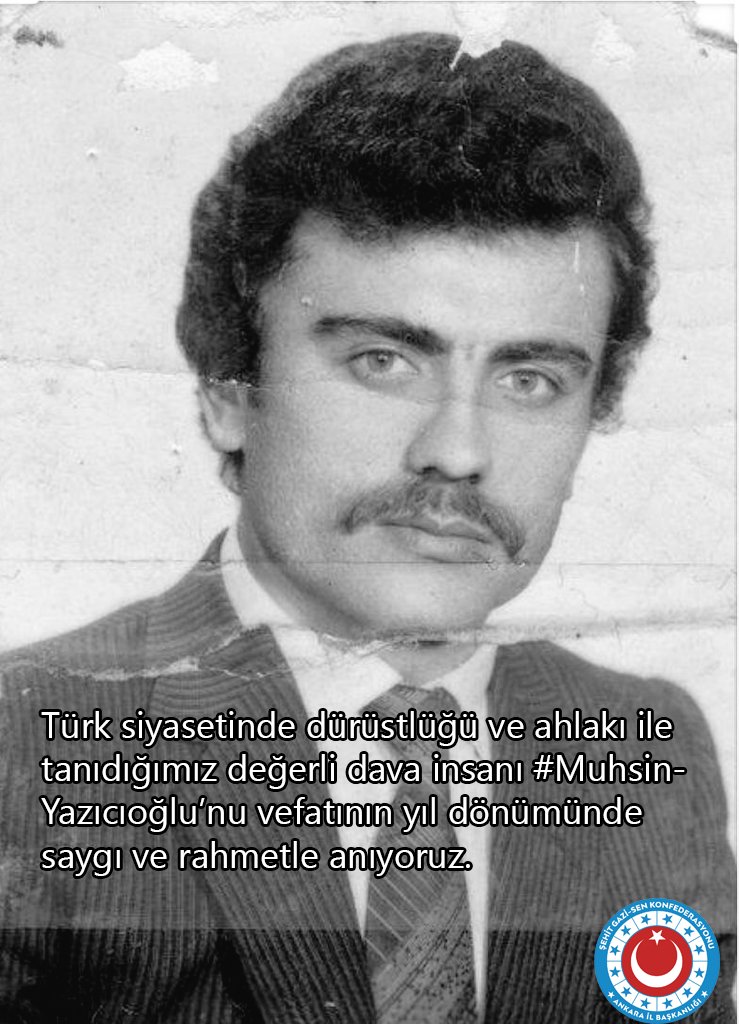 ''Haksız bir davada zirve olacağıma, haklı davada zerre olmak isterim.."  #MuhsinYazıcıoğlu

Vatan Sevdalısı  Muhsin Yazıcıoğlu'nu aramızdan ayrılışının yıldönümünde  rahmetle anıyoruz. Ruhu Şad, Mekanı Cennet olsun