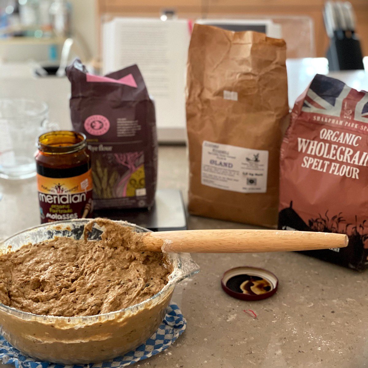 ScholeyPauline's tweet photo. MAKING SOURDOUGH RUGEBRØD. Dense, very heavily seeded Nordic bread with caraway..served in a classic manner. Delicious #foodie #foodphotography #inmykitchen #alwayshomemade See more on my Instagram posts. https://t.co/kKLWUekxmo