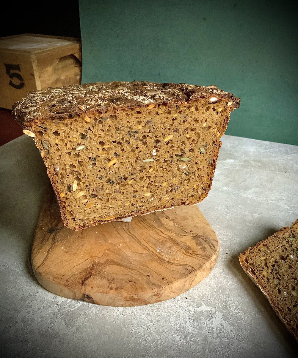ScholeyPauline's tweet photo. MAKING SOURDOUGH RUGEBRØD. Dense, very heavily seeded Nordic bread with caraway..served in a classic manner. Delicious #foodie #foodphotography #inmykitchen #alwayshomemade See more on my Instagram posts. https://t.co/kKLWUekxmo