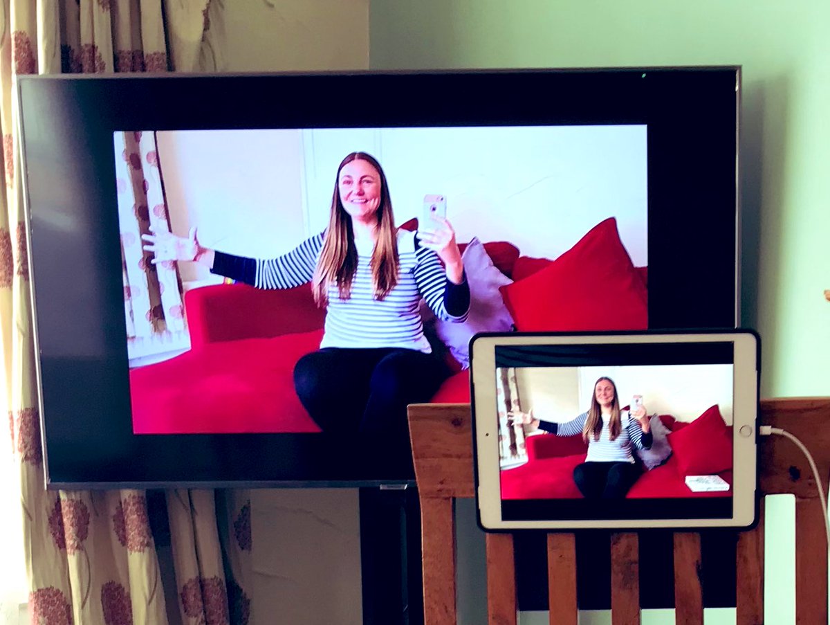LucybowenE's tweet photo. Zoom Day ready!! @LittletownSch @LittletownEYs Dedicated Drama and Well-Being time for each class before the easter break. 🌈 https://t.co/akkGG04Z7K