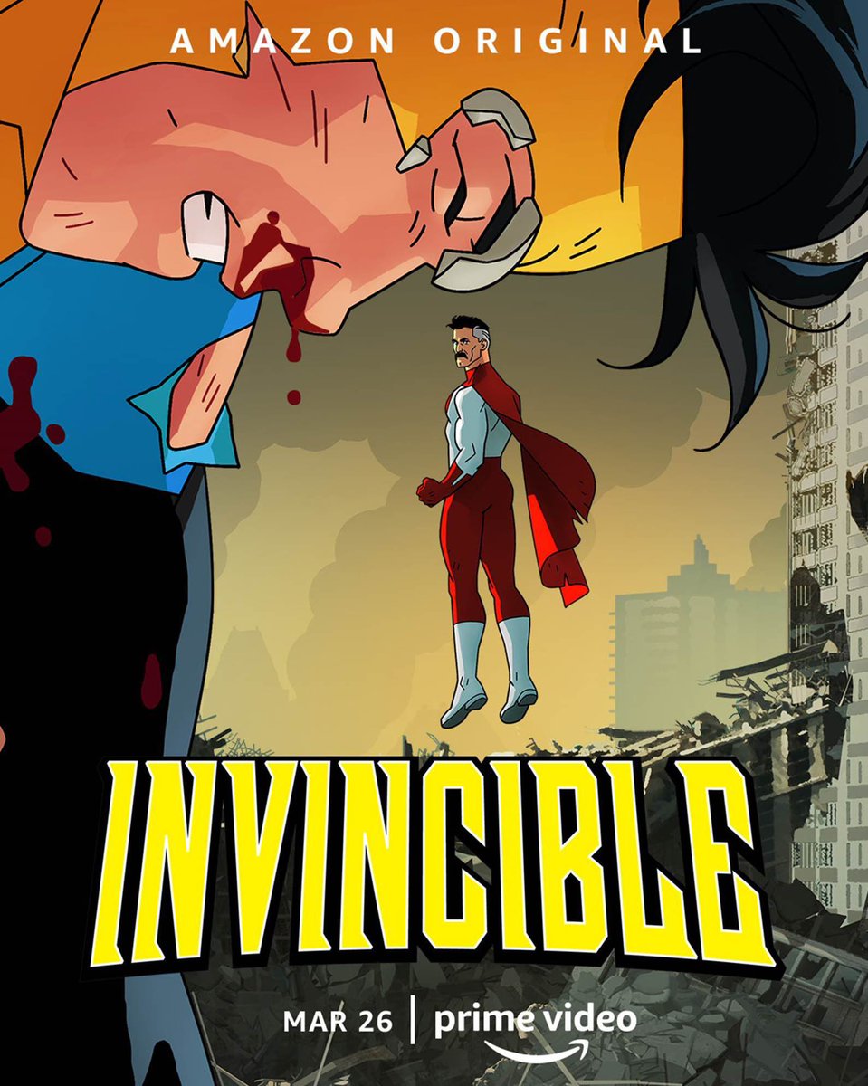 got to see an early showing of ‘Invincible’ on @amazonprimevideo the other day, and it was wild ~ if you’re into superhero’s, action and twists, tune in when it releases this Friday #InvinsibleFriday 💥 <a href="/InvincibleHQ/">INVINCIBLE</a>