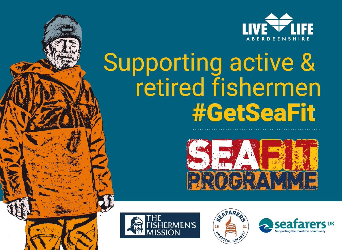 LLAberdeenshire's tweet photo. The SeaFit programme in Aberdeenshire supports active and retired fishermen to #GetSeaFit
Find out more: https://t.co/sSFnC1eqSe

@GetSeaFit https://t.co/SJQsrcXRlB