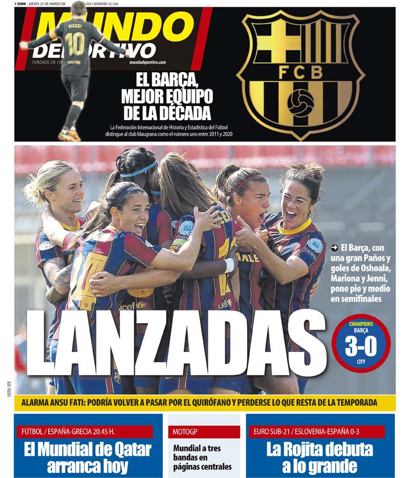Karlota_PR's tweet photo. Dos diarios deportivos de referencia en Cataluña y el cómo estar un paso por delante o un paso por detrás. https://t.co/Ani1b8Qi9E