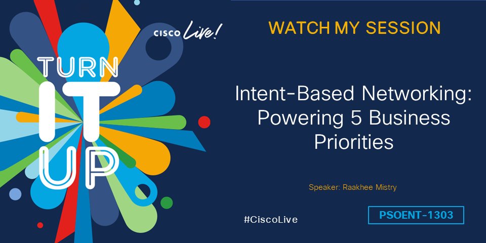 JonathanGilad's tweet photo. Don't miss learning how Cisco #intentbasednetworking solutions can help your business through times of change. Attend the #ciscolive session led by @raakheemistry https://t.co/gDhck5V0Lx And check out the full virtual CiscoLive 2021 schedule here https://t.co/rnxsqEdxE9 https://t.co/p0DUebESWO