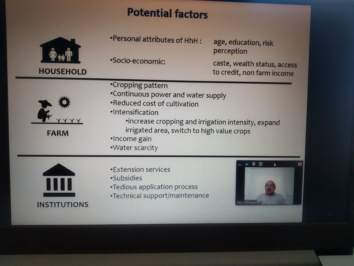 nutshal's tweet photo. Today @bejoykt, my colleague @#CentreForWaterResearch @IISERPune shared his work on #Arkavathy river basin in Karnatka. Key driver for farmers' stress: #Landuse-changes fuelled by socio-economic factors. Farmers respond more through water "chasing" strategies, not adaptation. 2/n https://t.co/aAc3rpw3z8