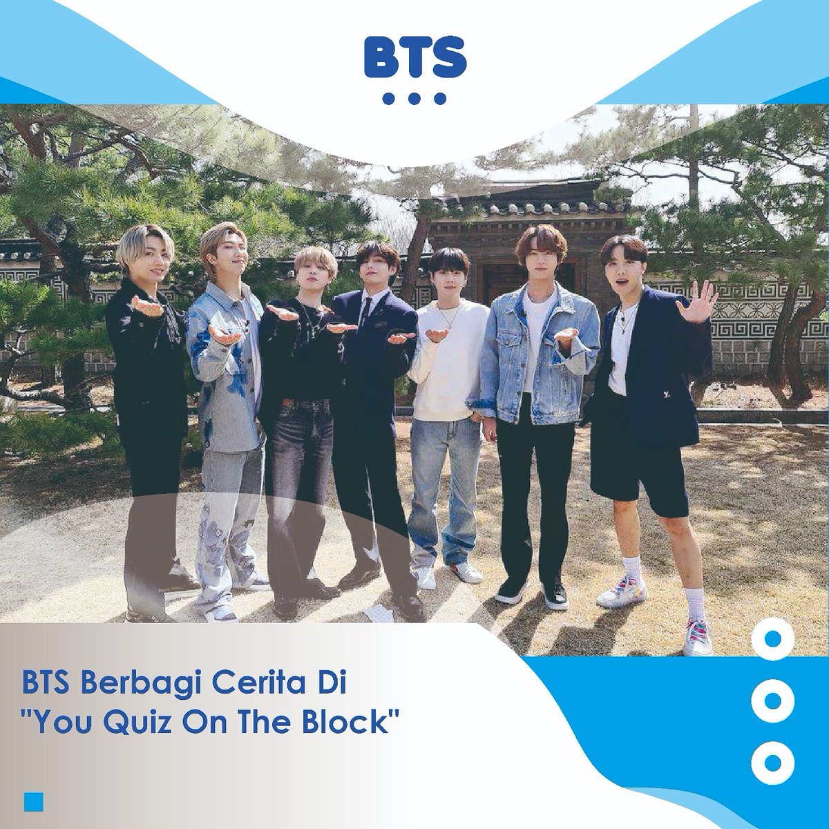 PortalDaebak's tweet photo. BTS membuat penampilan yang sangat dinanti-nantikan di tvN "You Quiz on the Block" pada 24 Maret
.
Read more (https://t.co/U6W9k4kuNc)
.
#bts #youquizontheblock #army #v #rm #jungkook #jin #suga #jimin #jhope #kpop #Portaldaebak #lfl #lff #likeforlike #likeforfollow #fyp https://t.co/iHt7KTFmU5