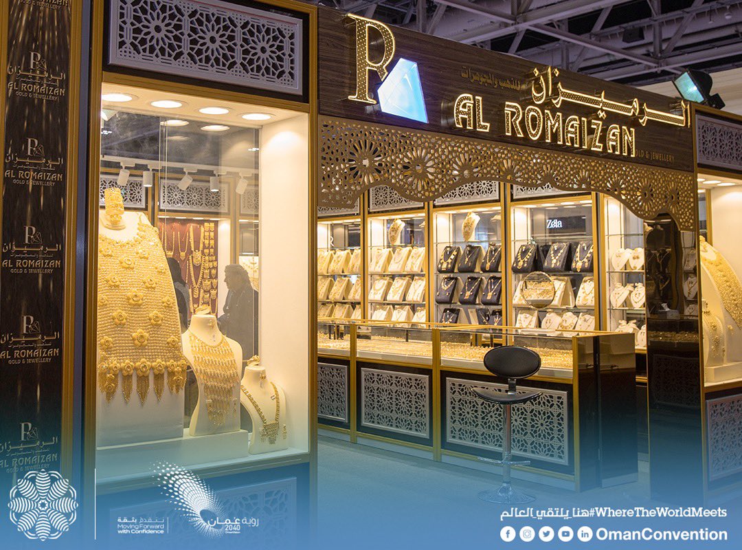 OmanConvention's tweet photo. صور إرشيفية تعود للنسخة العاشرة من معرض مسقط للذهب والمجوهرات ٢٠١٩.
نهاية أسبوع سعيدة ✨
Throwback to the 10th Muscat International Jewellery Exhibition 2019.
Enjoy your weekend ✨
#OCEC
#هنا_يلتقي_العالم #بأمان
#WhereTheWorld #safely https://t.co/j1S4rGBfhx