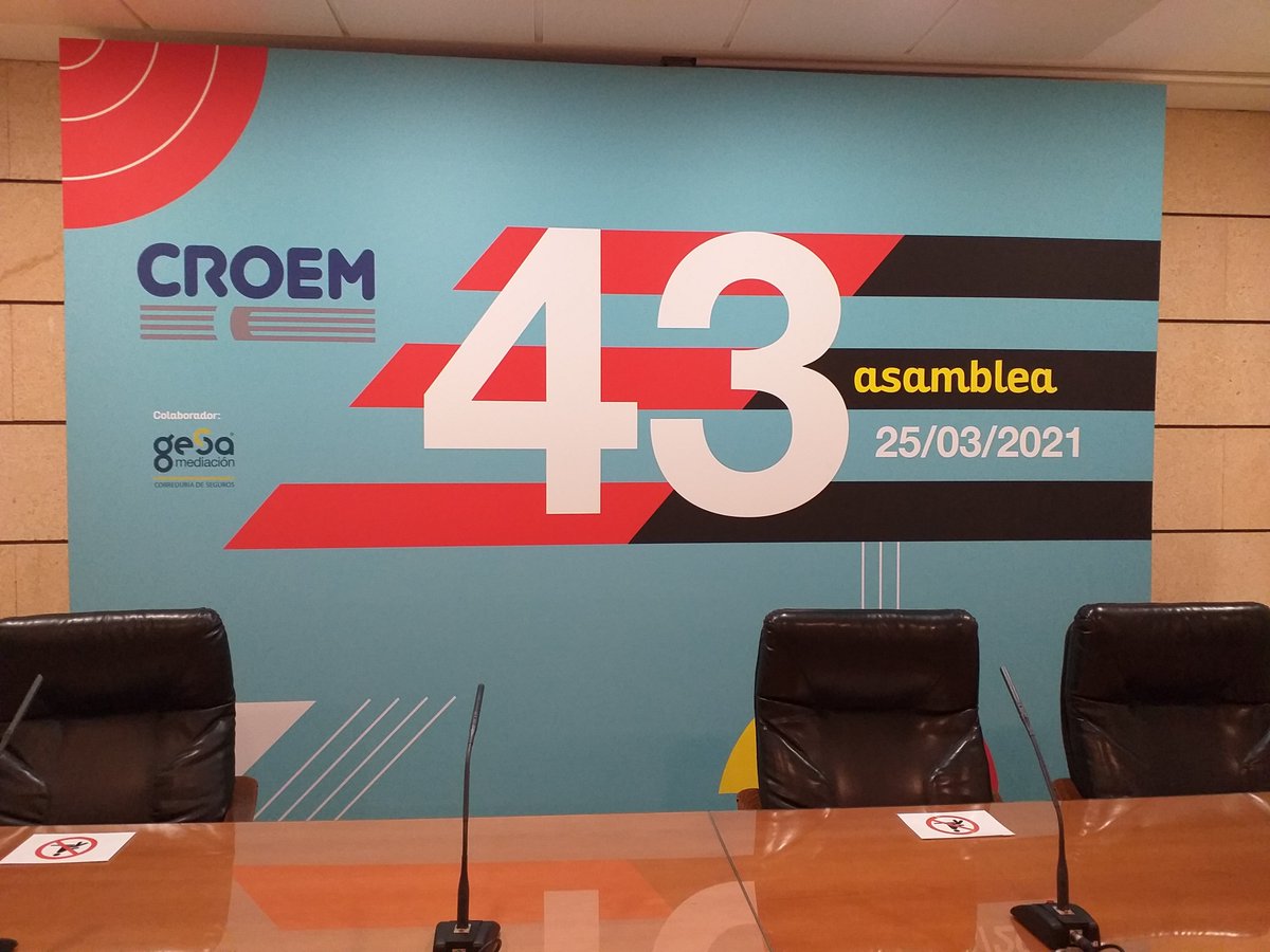 GesaSeguros's tweet photo. #FelizJueves 
#GesaMediación colabora en exclusiva en la #AGCROEM2021 que se celebra hoy
Ayer estuvimos en sus instalaciones para echar una mano @croemurcia 
Hoy nos representa nuestro director general 
@marianogesa71
 Un orgullo para nuestra #empresa #RegióndeMurcia
#GesaContigo https://t.co/5tXWqBKuxo