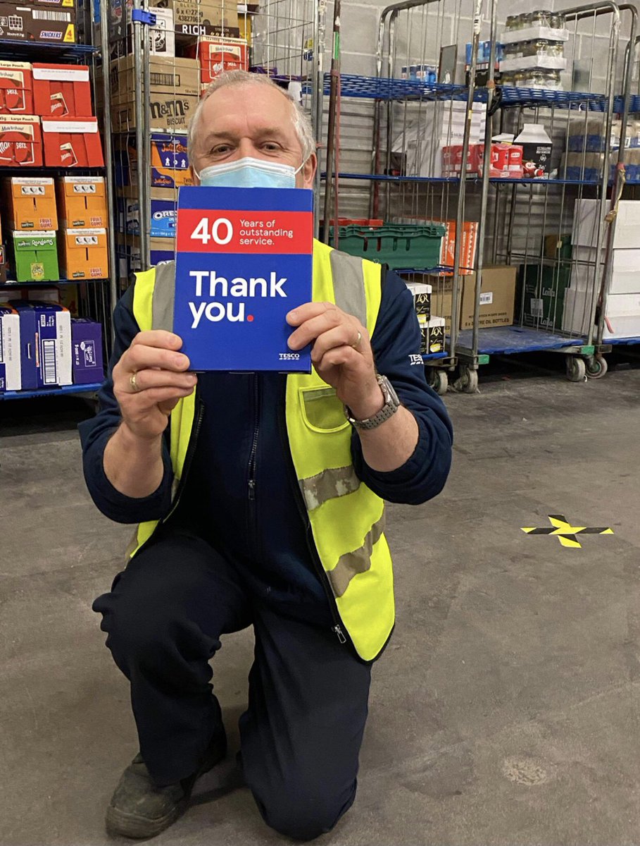 CamborneTown's tweet photo. Congratulations to Nigel Thomas who was awarded a forty year long service award at Tesco in #Camborne last week.
“We are proud to reward Nigel and recognise 40 years loyal service to Tesco” commented store manager Jack Barrowman.
#CommunityInfo #YourTown #LoveCamborne https://t.co/qLygKAlIfJ