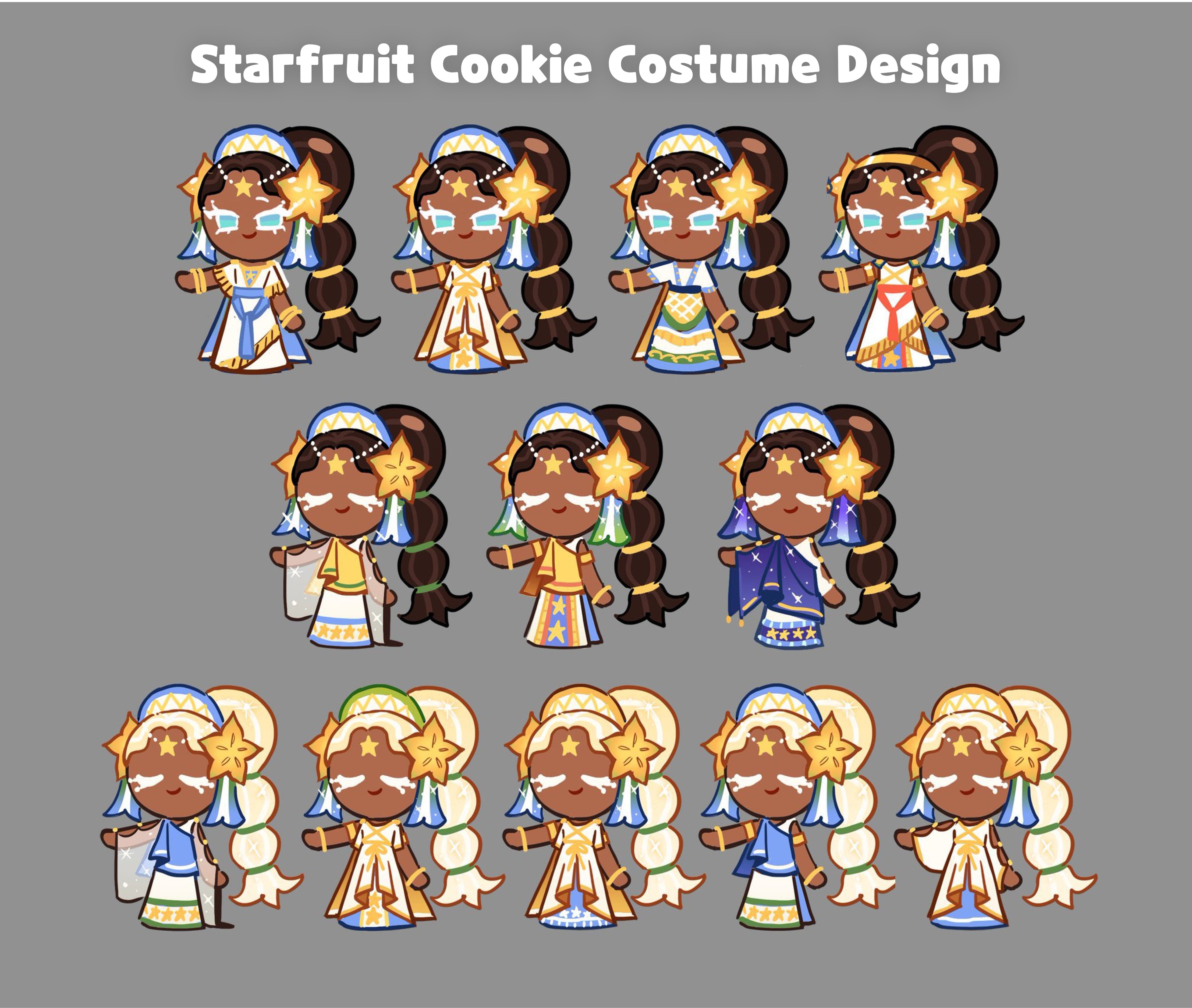 Starfruit cookie Art