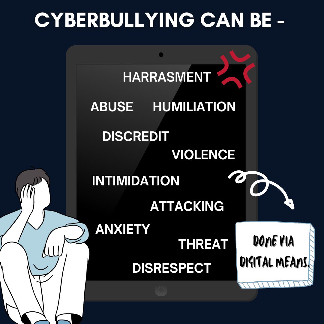 Samridh49501773's tweet photo. Say no to #cyberbullying. Be #kind towards others.
#Mentalhealth 
#MentalHealthMatters 
#mindspeakers2021
@fortis_mhbs https://t.co/SOtmmRwGY9