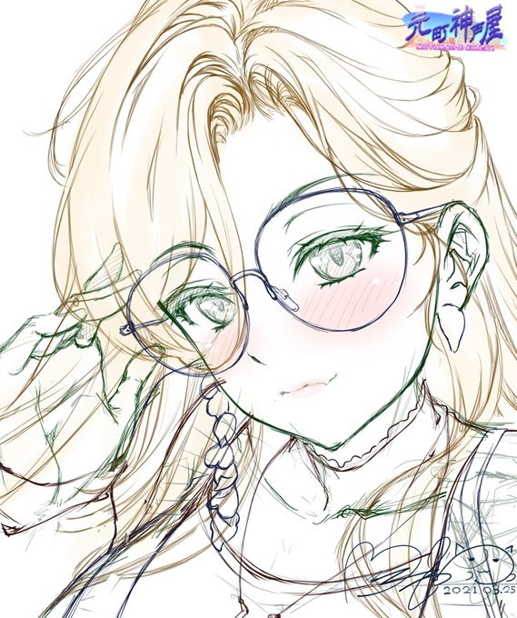 おニュイ‼️テイオーうまぴょい&新衣装おめでとう🎉✨

めちゃめちゃ忙しくて時間無いけど新衣装見たら可愛すぎて絶対描きたくなっちゃった‼️
この後色も塗るよ～👍✨🎨

#ニュイ・ソシエール #ソシ絵ール #新衣装 #メガネ #にじさんじ 