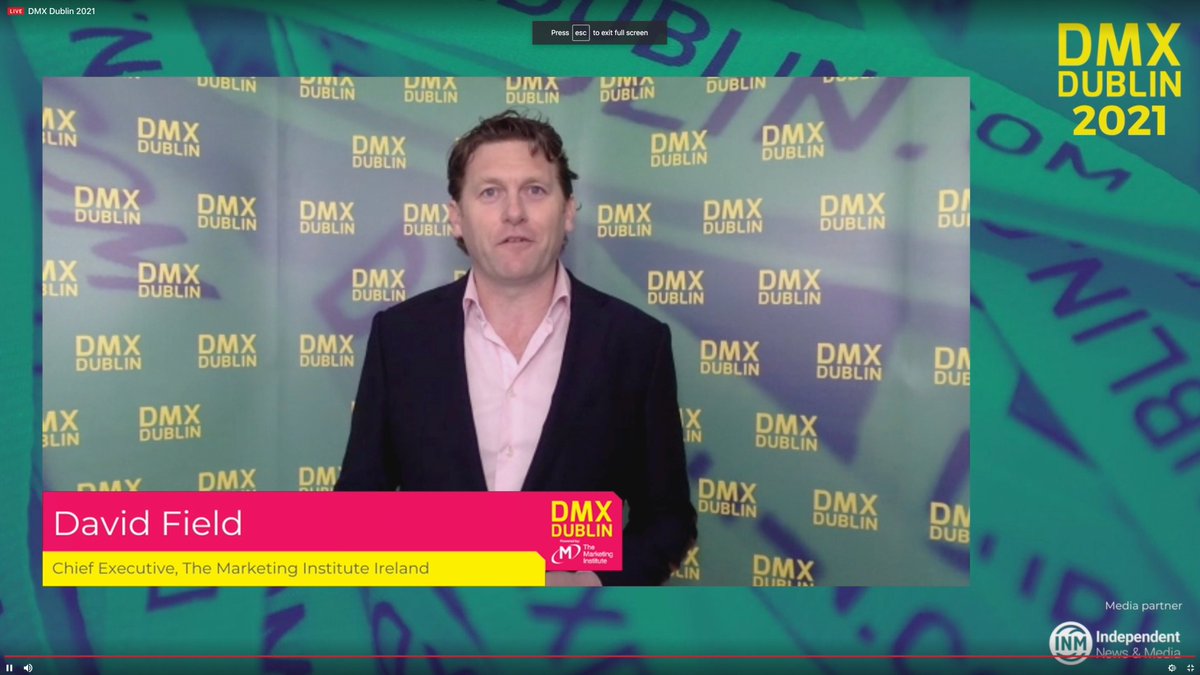 Our CEO David Field, kicks off DMX Dublin 2021. We have an extremely exciting line up on the way! #DMXDublin