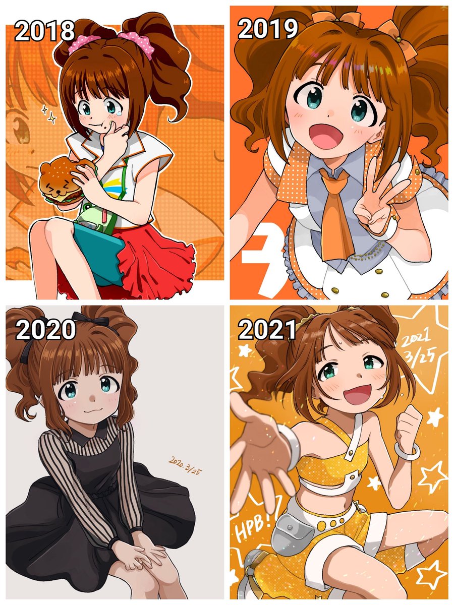 Twitterでは4年目のお祝いに。
やよいちゃん、今年もお誕生日おめでとう〜!!!! 