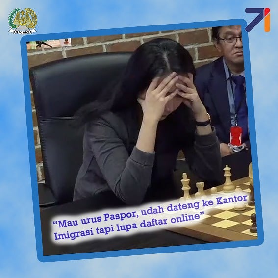 ImigrasiJaktim's tweet photo. Hai Sahabat Mido. Yuk daftar antrean paspor online terlebih dahulu sebelum datang ke kantor imigrasi biar ga pusing seperti kak Irene Sukandar yaa.
#irenesukandar
#dewakipas
#apapo
#antreanpaspor
#antreanpasporonline
#kanimjaktimkeren
#kanimjaktim https://t.co/pbeCKaxuym