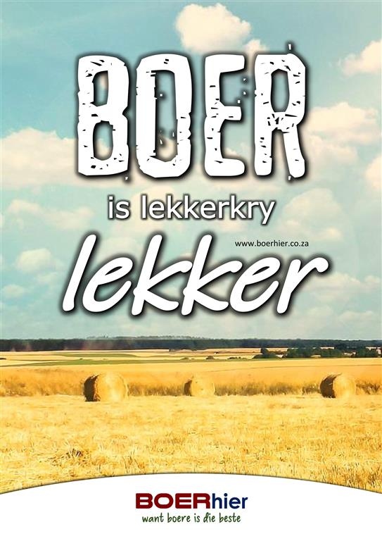 BOERhier's tweet photo. 👍🏻Like, share en tag ons @boerhier om meer te sien van BOERhier 😁🚜🌽🐄 #BoereisdieBeste https://t.co/4R2OMGQ31Y