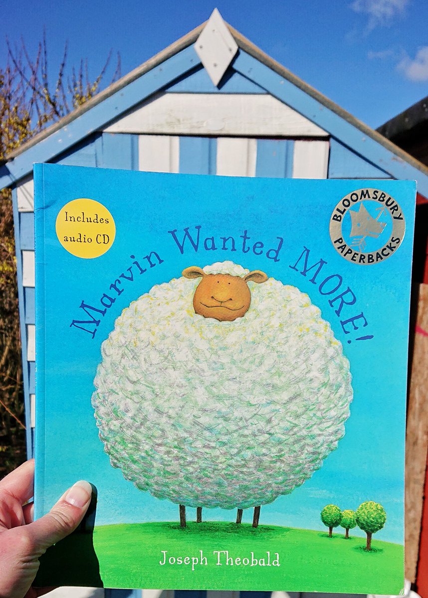 ChildlikeReader's tweet photo. Bookbug for All on Thur Episode 39 ~Springtime! 🐑🌼🌱 UPLOADED! (watch anytime)

Go to: https://t.co/Krvvw4xkNy

Featuring poem #PookitYowe picture book #MarvinWantedMore with thanks to #AlistairLawrie @JosephTheobald #bloomsburychildrensbooks &amp; @Bookbug_SBT 🙂 #free https://t.co/eeZJnfTTWc