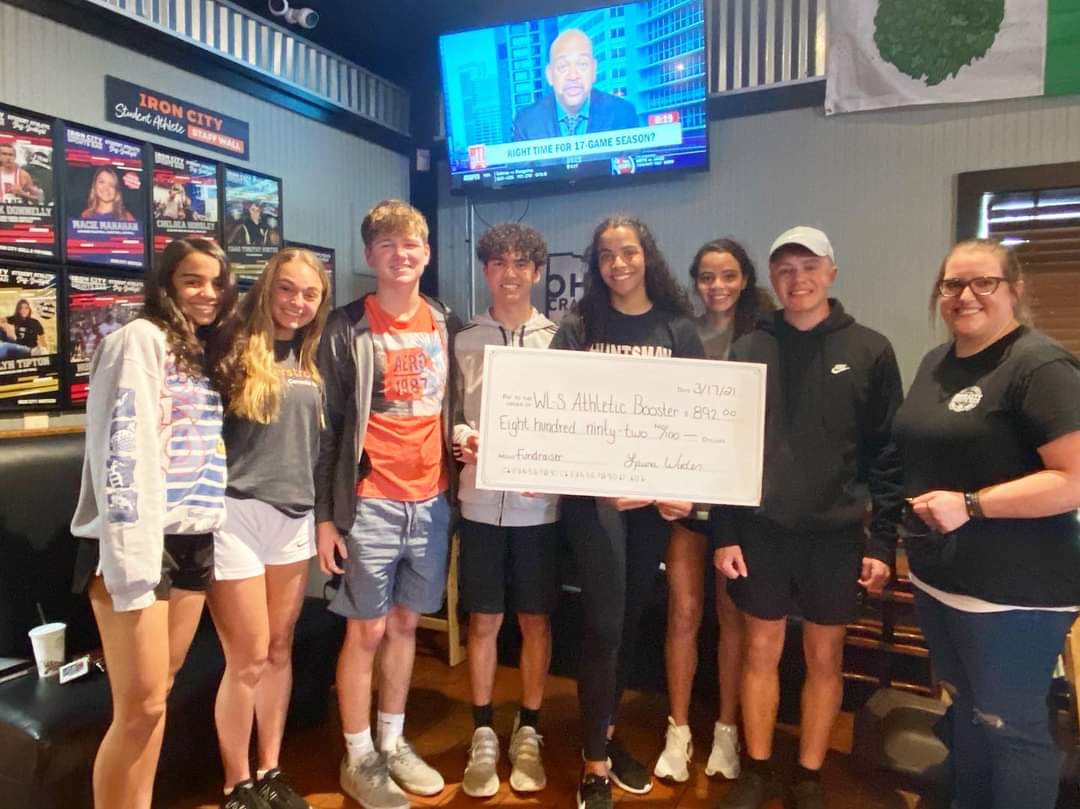 WLS_Sports's tweet photo. Thank you, Iron City!!!!! (and all of you who ate there last Wednesday!) $892 closer to a fieldhouse!! 
***If you'd like to donate directly to the fieldhouse fund, send checks to WLSAA at PO Box 935, West Liberty, OH 43357*** https://t.co/rDR9eeMy1d