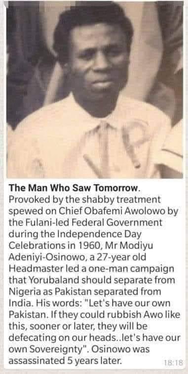 MaziNnamdiKanu's tweet photo. As @HQNigerianArmy Chief, Ibrahim Attahiru threatens me, #Igboho &amp; other freedom fighters. Below photo-story comes to mind. I urge all to read it &amp; be guided by the message it conveys. Agitation for the breakup of the great colonial Zoo #Nigeria is as old as the country itself. https://t.co/nSpuNMn9mr