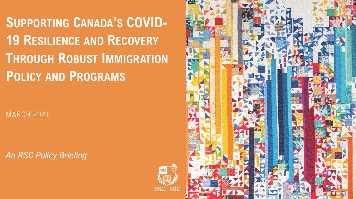 src_rsc's tweet photo. This most recent #RSC briefing describes what the #pandemic has revealed about the strengths and fault lines in Canada’s #immigration system, and strategies to address the vulnerabilities revealed. Now available online > https://t.co/hA0i36kcio @P2PConnects #CdnImm #COVID19 https://t.co/PtQORUPn5l