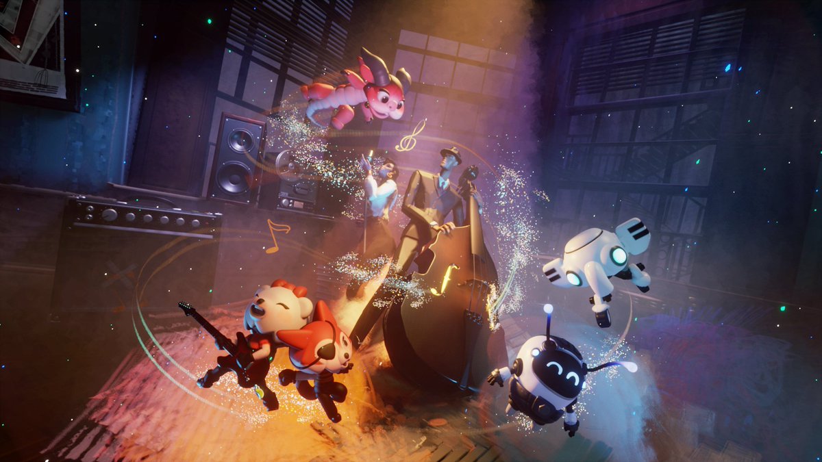 mediamolecule's tweet photo. We've just discovered that Art's Dream, our #MadeInDreams story, has been played over 🌟 1 MILLION 🌟 times in Dreams! 

Thank you, CoMmunity! ❤️

https://t.co/WC3SUViUsa https://t.co/YmeyaiThSC
