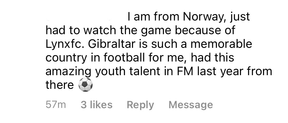 Lynxfcgib's tweet photo. Love seeing this! A follower on Instagram who is from Norway watching last nights #GIBNOR World Cup Qualifier, not because of Norway, but because of Lynx 😍💛👊 https://t.co/4CukE0gIH7
