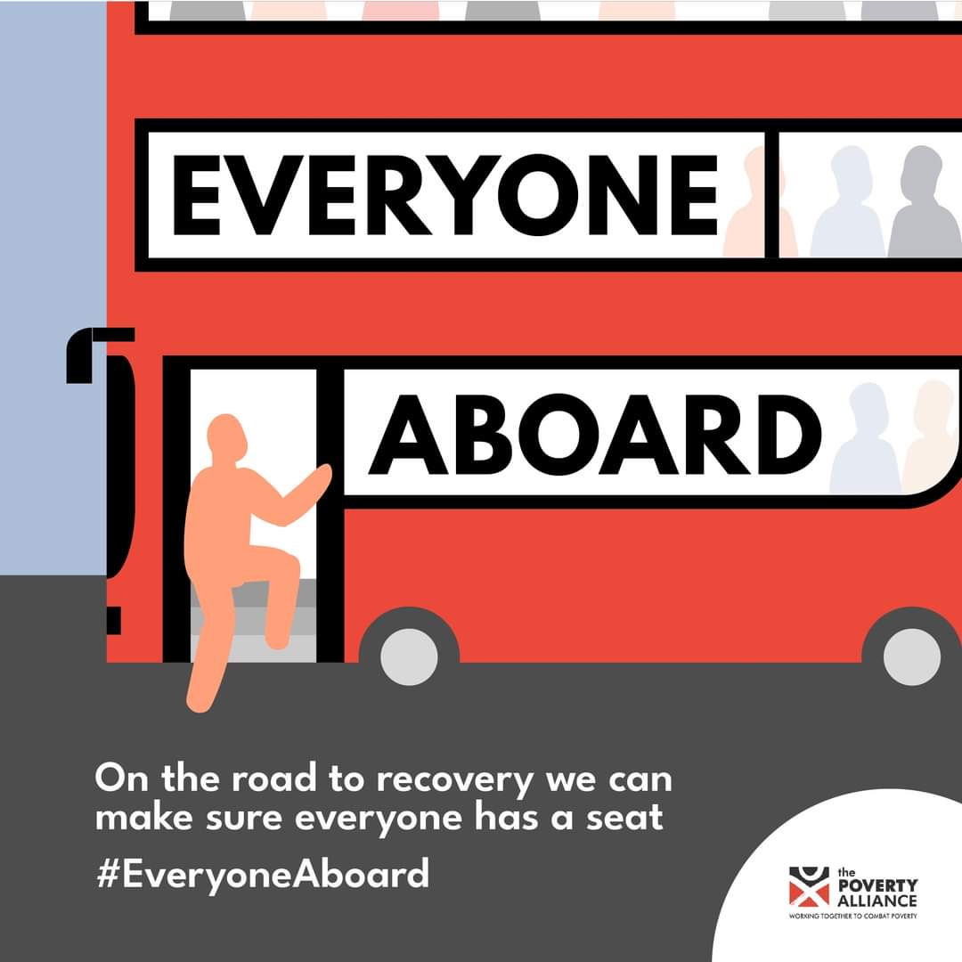 CrewDarkwood's tweet photo. We are really pleased to support the #EveryoneAboard campaign. For too long and for too many the cost of public transport is a real barrier when accessing support & services which improve wellbeing and relieve poverty. #WellBeingRecovery #InclusiveGrowth @PovertyAlliance https://t.co/lmTKKAyr9B