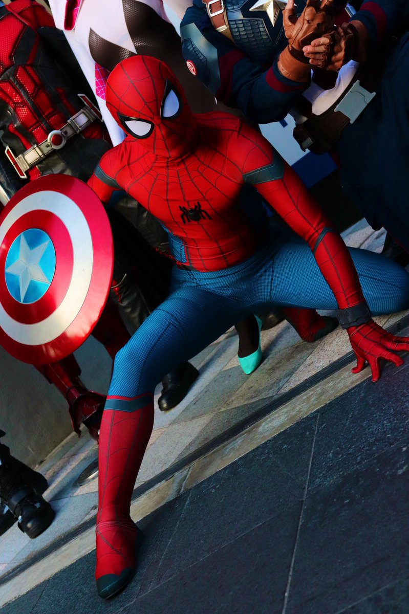 リオライリー コスプレ Mcuスパイダーマン キャプテン ファンです 僕はスパイダーマン Yura Aoori リオライリー コスプレ Mcuスパイダーマン キャプテン ファンです 僕はスパイダーマン Yura Aoori