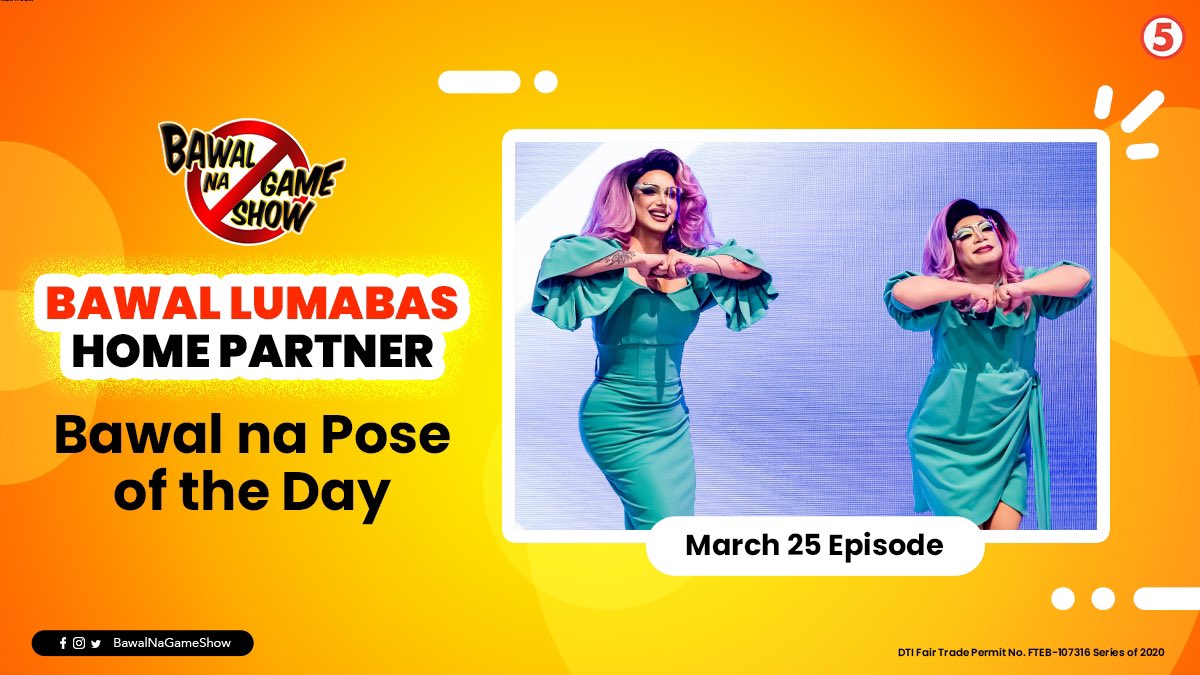 BF, ito na ang chance mong maging #BawalLumabasHomePartner at manalo ng 10,000 pisos! 💰 Gayahin lang ang aming Bawal na Pose of the Day for this episode at alamin ang challenge sa Bawal na Box of the Day to earn an entry.

TO JOIN, CLICK HERE: bit.ly/2TrH6nO
