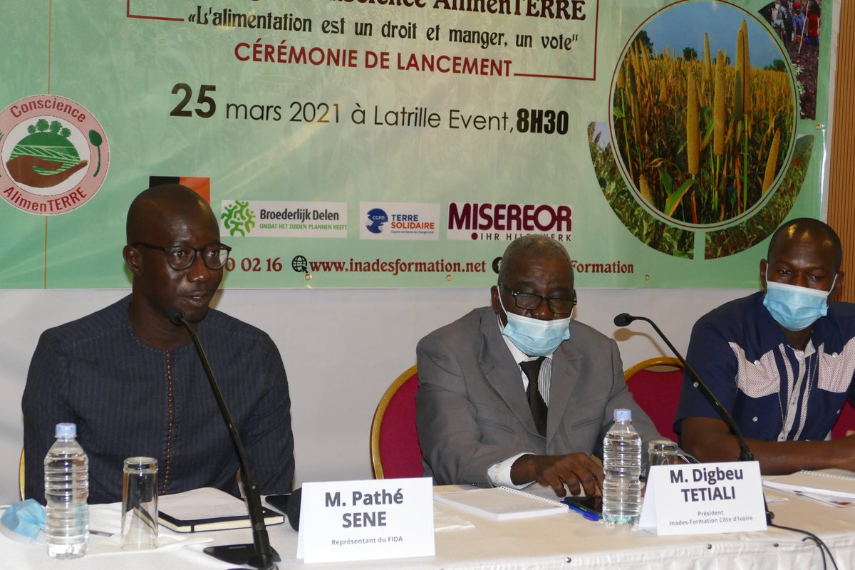 SergeFarell's tweet photo. Allocution de Monsieur Dibgeu TETIALI, Président du Conseil d'Administration d'Inades-Formation International.
#InadesFormation #ConscienceAlimenTERRE https://t.co/x6p5662QP9