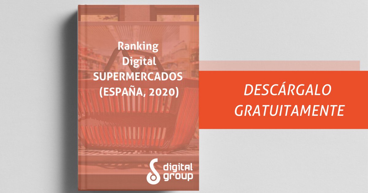 DigitalGroup360's tweet photo. Ya está disponible el último estudio de Digital Group, en el que realizamos un detallado benchmarking digital de los principales Supermercados de España. 
Descubre cuáles son las principales players del sector en el terreno digital en el siguiente enlace: https://t.co/NOrlf8pP6Q https://t.co/NvKFbb4ysC